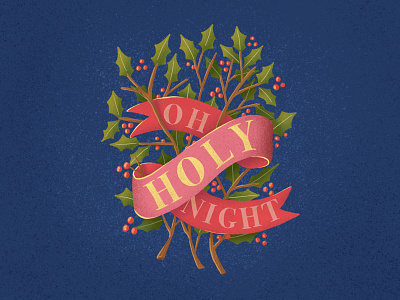 Christmas Greeting Card Illustration carol christmas christmas card digital illustration greeting card illustration illustrator procreate