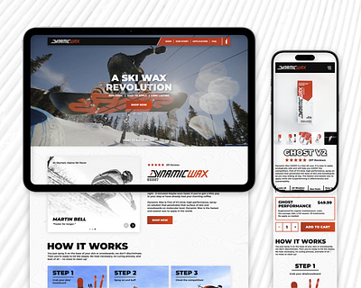 Dynamic Wax (Web-Design) branding design digital product logo ui ux web web design webflow