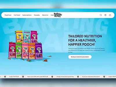 Barking Head Shopify Website - Pet food Website barking head pet food pet food website shopify expert shopify stor e shopify web design shopify website