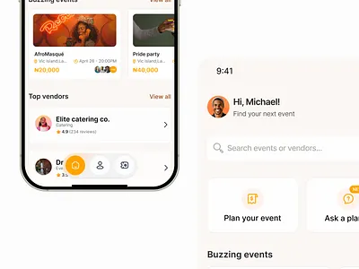 event app ui