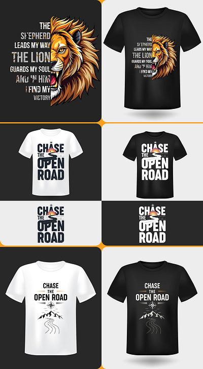 Typography T-Shirt Design Collection. advertising bold text design creative typography graphic design illustration mockup streetwear design t shirt art t shirt design typography design