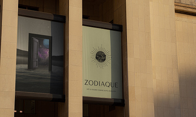 Zodiaque | Brand Identity brand identity cosmos illustration layout design logo design marketing collateral poster poster design surreal visual identity