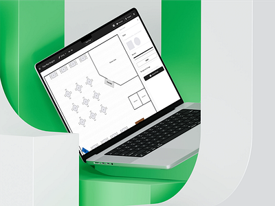 Table Layout Editor | B2B SaaS | Dashboard design b2b dashboard design floor planner saas table layout ui ux web design