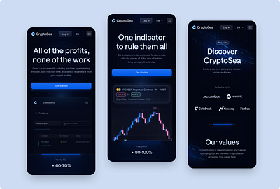 CryptoSea Mobile Responsive 💌
