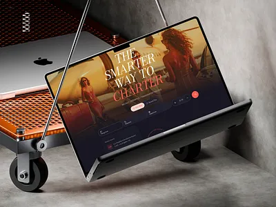 Private Jet Booking Website branding dark theme flight booking app framer logo orange premium web design prototype travel ui uidesign ux webdesign website