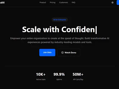 NeuralLaunch - Complete AI Startup Landing Page Template . css front end html javascript landingpage website