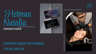 Elegant Business Card Design for a Beauty Brand branding design graphic design