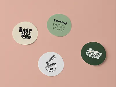 Sticker Design - Bobalicious branding graphic design logo sticker design