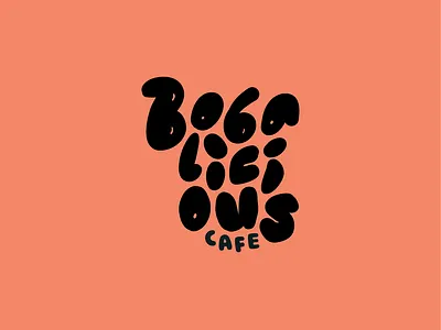 Logo Design - Bobalicious branding cafe design graphic design logo