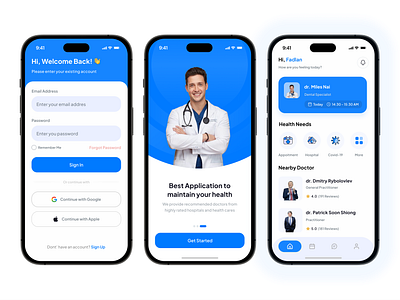 Vita Care - UI Health App Design app branding care goals health helping medice ui uikit ux