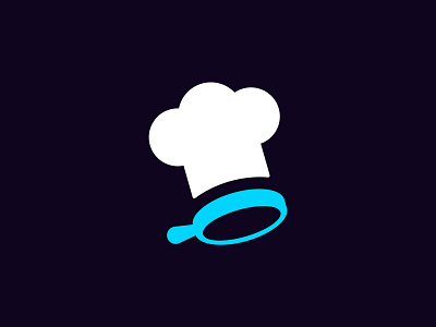 Chefs Hat + Search brand branding chef identity illustration logo search