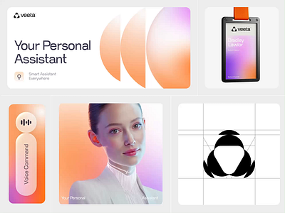 Veeta: Personal Assitant AI Branding ai ai assistant ai branding animation brand brand design brand guidelines brand identity branding corporate identity identity design logo logo design motion graphics personal assistant visual branding visual identity