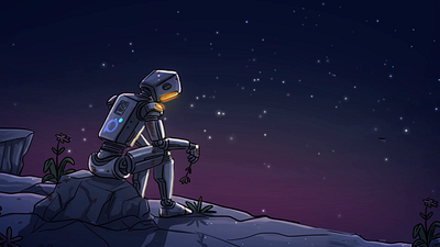 Twilight Thoughts animation gifanimation illustration lofi lofiart lofibeats loop animation motiongraphics vector