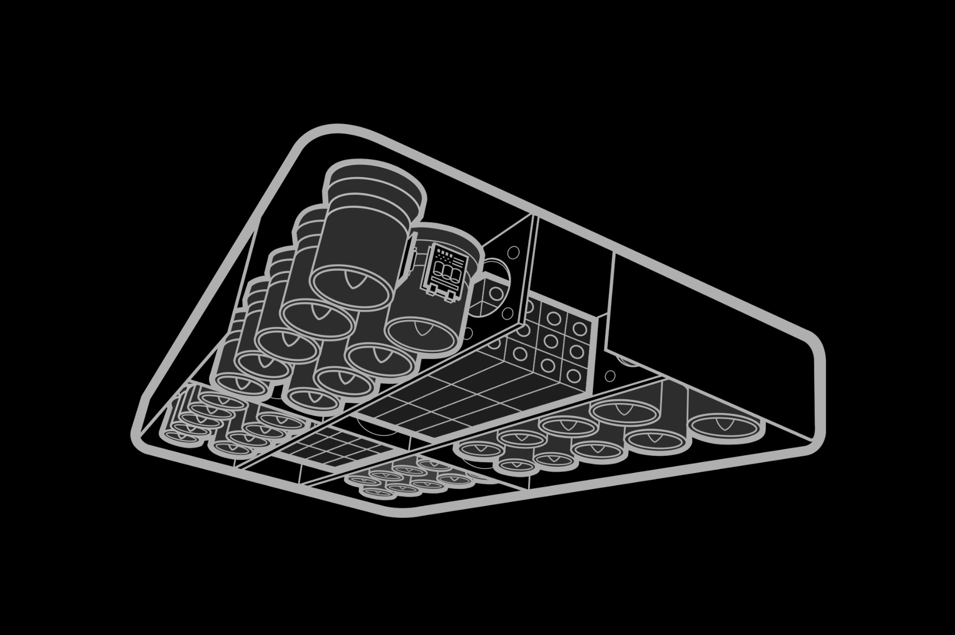 Hoverboard Cutaway Illustration (BBC Science Focus) communication design conceptual illustration data visualization diagram editorial design editorial illustration graphic design illustration infographic information design isometric layout line art magazine illustration print design publishing science illustration technology vector illustration visual storytelling