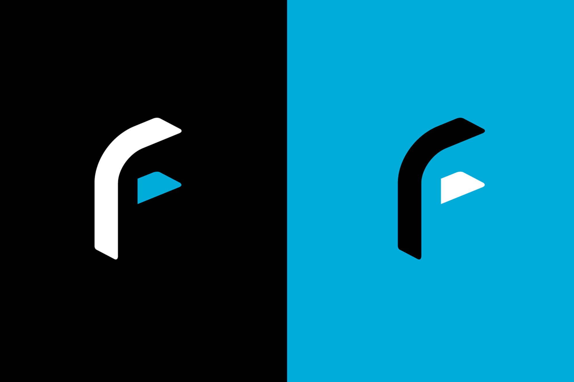 FUSSELHELD Logo Design amazon black blue brand branding clean creative design f graphic design housebrand household letter logo minimal modern print professional sleek web