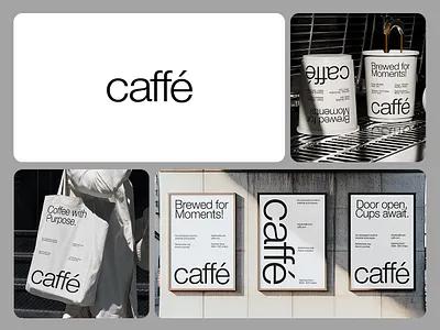 Caffe - Coffee - Drinks - Cafeteria Logo Branding app logo bitcoin logo branding brand book brand boom brand guide brand guidelines brand identity branding cafe cafeteria coffee crypto logo branding drinks graphic design logo