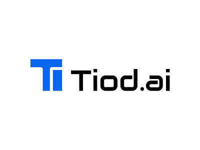 Tiod.ai - Tio Letter Logo ai logo app brand icon brand identity branding logo logotype mark saas symbol t letter logo tech logo tiod.ai typography vector web3