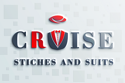 Cruise Stiches and Suits branding graphic design logo