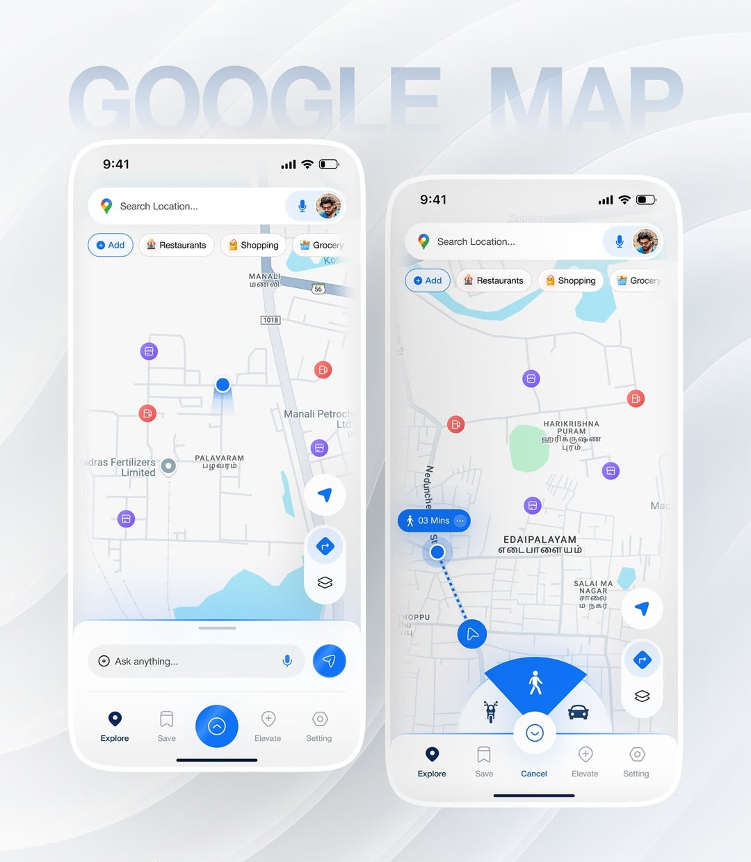Example of Mobile App Design – UI/UX Focused