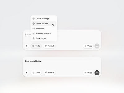 AI chat UI interactions ai ai chat ai chat ui interactions artificial intelligence chat design ui ux web web design