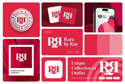 Logo and Brand Identity Design for Rare by Rae brand brand guidelines brand identity brand sign branding creative direction design graphic design identity logo logo design logotype mimro studio minimal design modern logo packaging rr logo showrov creation typography visual identity
