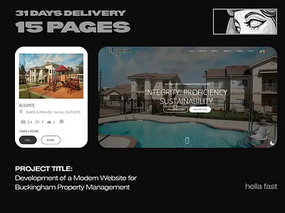 Property Management Website / WP + Elementor PRO branding design elementor figma graphic design ui ux website wordpress