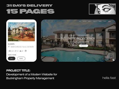 Property Management Website / WP + Elementor PRO branding design elementor figma graphic design ui ux website wordpress