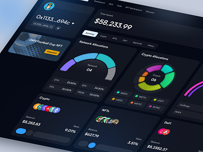 Crypto portfolio website asset tracking blockchain crypto crypto art crypto dashboard crypto portfolio crypto portfolio dashboard crypto portfolio tracker crypto portfolio website cryptocurrency defi platform design portfolio analysis portfolio web app tangible wallet dashboard web design web platform web3design website design