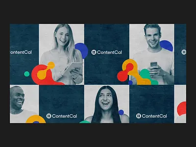 ContentCal Brand Identity brand brand identity branding design graphic design logo ui visual identity web design website design