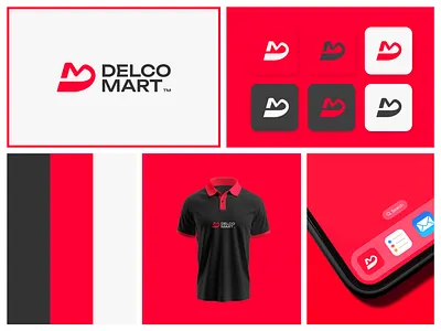 LOGO DESIGN FOR DELCOMART branddesigner branding brandlogo dmlogoicon graphic design logo logodesigner
