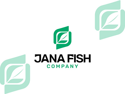 JANA FISH LOGO agro logo branding design fish logo graphic design logo logo design modern logo