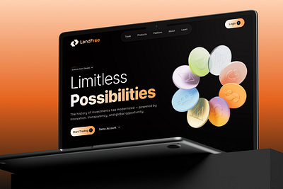 Forex & CFD Platform Website blockchain broker platform cfd broker cfd trading crypto crypto web ui cryptocurrency finance web financial website fintech design forex trading forex ui investment design investment landing modern web design trading interface trading website ui redesign web design web3