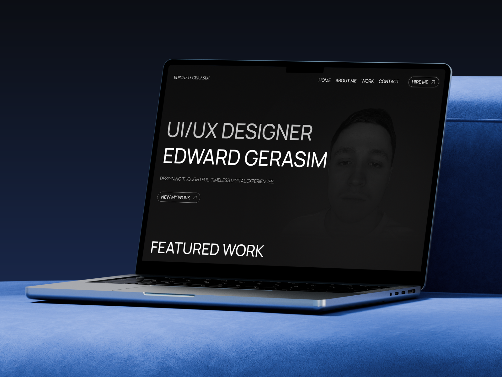 Personal Portfolio Website design figma framer ui uiux ux web design