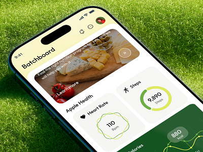 UI/UX for Batch - Healthy Mobile app app app design branding charts clean design fitness app health healthcare healthy app minimal mobile mobile app nutrition app ui