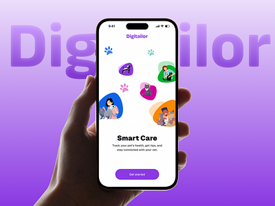 Pet Care Mobile App Design app design mobile mobile app mobile app design mobile app ui mobile app ux mobile marketplace modern app modern app ui onbording pet care app