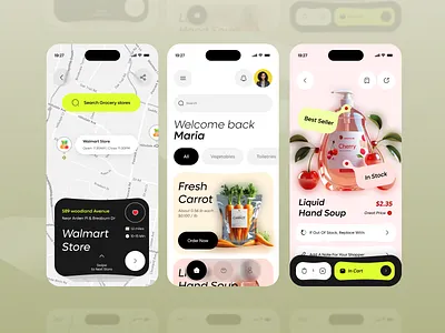 Food delivery mobile ui design clean design delivery app ui delivery tracking food app design food delivery app food ordering app food ui hero section minimal food ui minimal ui mobile mobile app mobile ui product design restaurant app ui ux