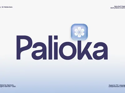 Gc Palioka Font bold bold font branding font modern neutral sans serif