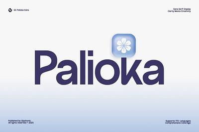 Gc Palioka Font bold bold font branding font modern neutral sans serif