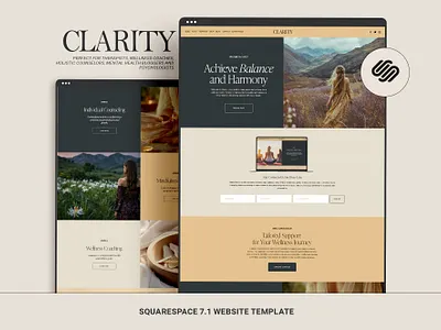 Wellness Coach Website Template coach website colorful website counselor website holistic coach luxury website mental health modern website pastel website psychologist website squarespace blog squarespace template squarespace theme squarespace website terapist website therapist website website design website template website theme wellness coach wellness website