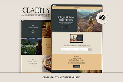 Wellness Coach Website Template coach website colorful website counselor website holistic coach luxury website mental health modern website pastel website psychologist website squarespace blog squarespace template squarespace theme squarespace website terapist website therapist website website design website template website theme wellness coach wellness website