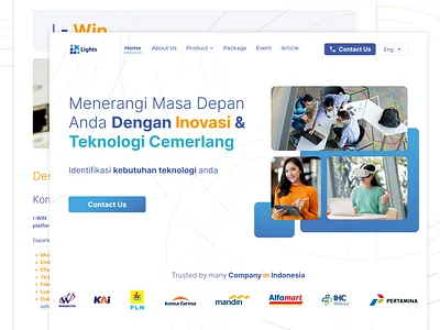 Landing Page Exploration for Software Agency business company website landing page software agency ui