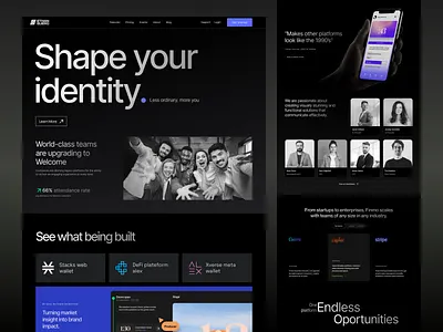ETHAN SUERO BUSINESS AGENCY WEB DESIGN branding business darkmode homepage landingpage newnotheworthy ui uidesign uxdesign webdesign website webuidesign
