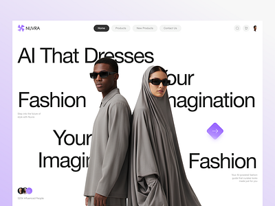 AI Fashion Ecommerce Website Design ai ecommerce ai fashion b2b b2c clothing e commerce ecommerce ecommerce website fashion fashion website islamic fashion landing page landing page design online shop shopping ui design ui ux design uiux web design website design