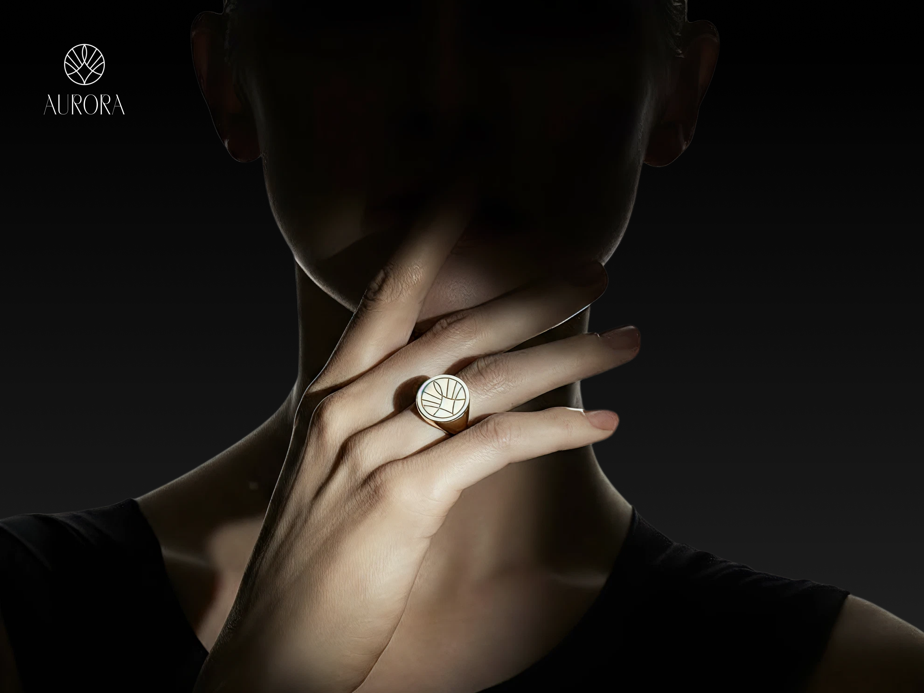 AURORA — Luxury Jewelry Brand Identity & Visual System ai brand system branding dribbble shot elegant design embossing jewellery logo logo animation luxury luxury branding mockup rebrand visual identity