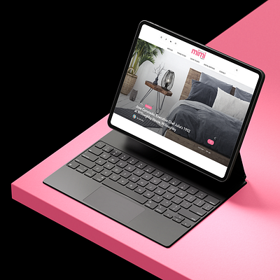 Blog and Magazine Website branding business clean design editorial graphic design information journal landing page logo magazine mimi vanderhaven modern news newsletter post trendy typography uiux webflow