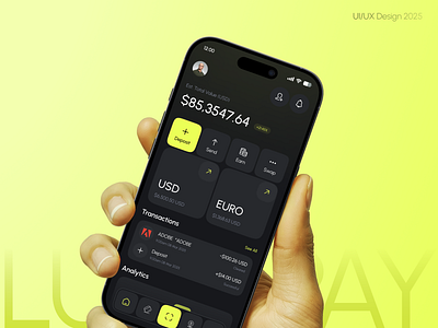Finance App Design app app design banking app finance app fintech app fintech design ios app design mobile app money transfer app online banking app payments app personal banking personal finance send money app startup transaction history wallet app