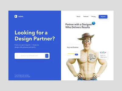 Design Partner - Portfolio website agencywebsite branding creativeagency designpartner landingpagedesign minimaldesign modernui portfolio productdesign uidesign uiuxdesign userexperience uxdesigner visualdesign webdesign