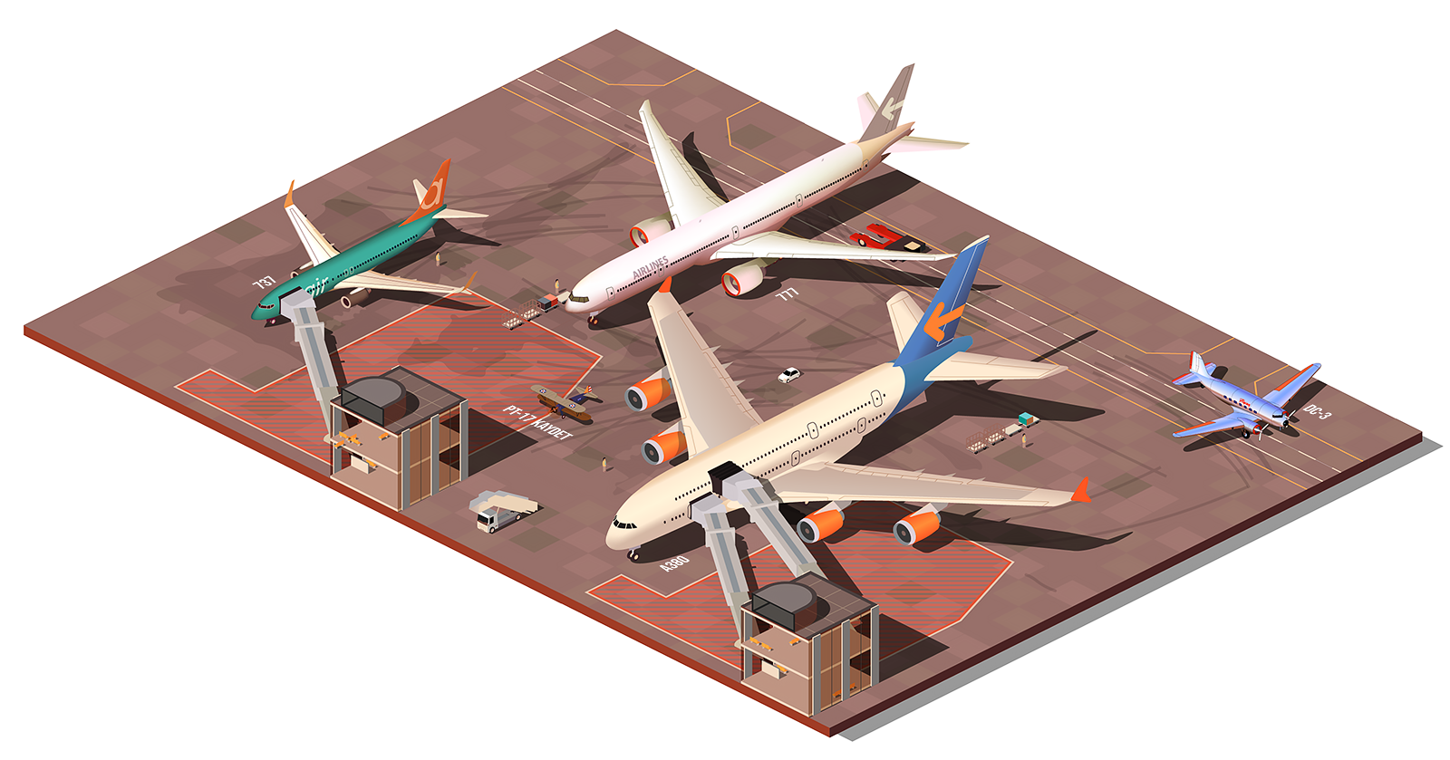 airplane dimensions 737 777 a380 airbus airplane airport animate cc boeing comparison dc 3 dimension illustration infographic isometric