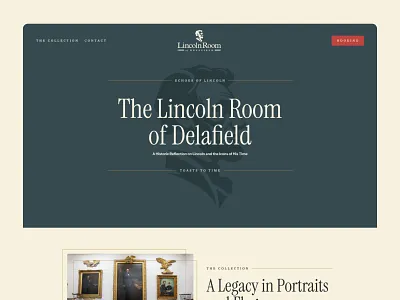 The Lincoln Room american artwork contact form delafield wi gallery landing page lincoln lincoln portraits museum usa web development website design