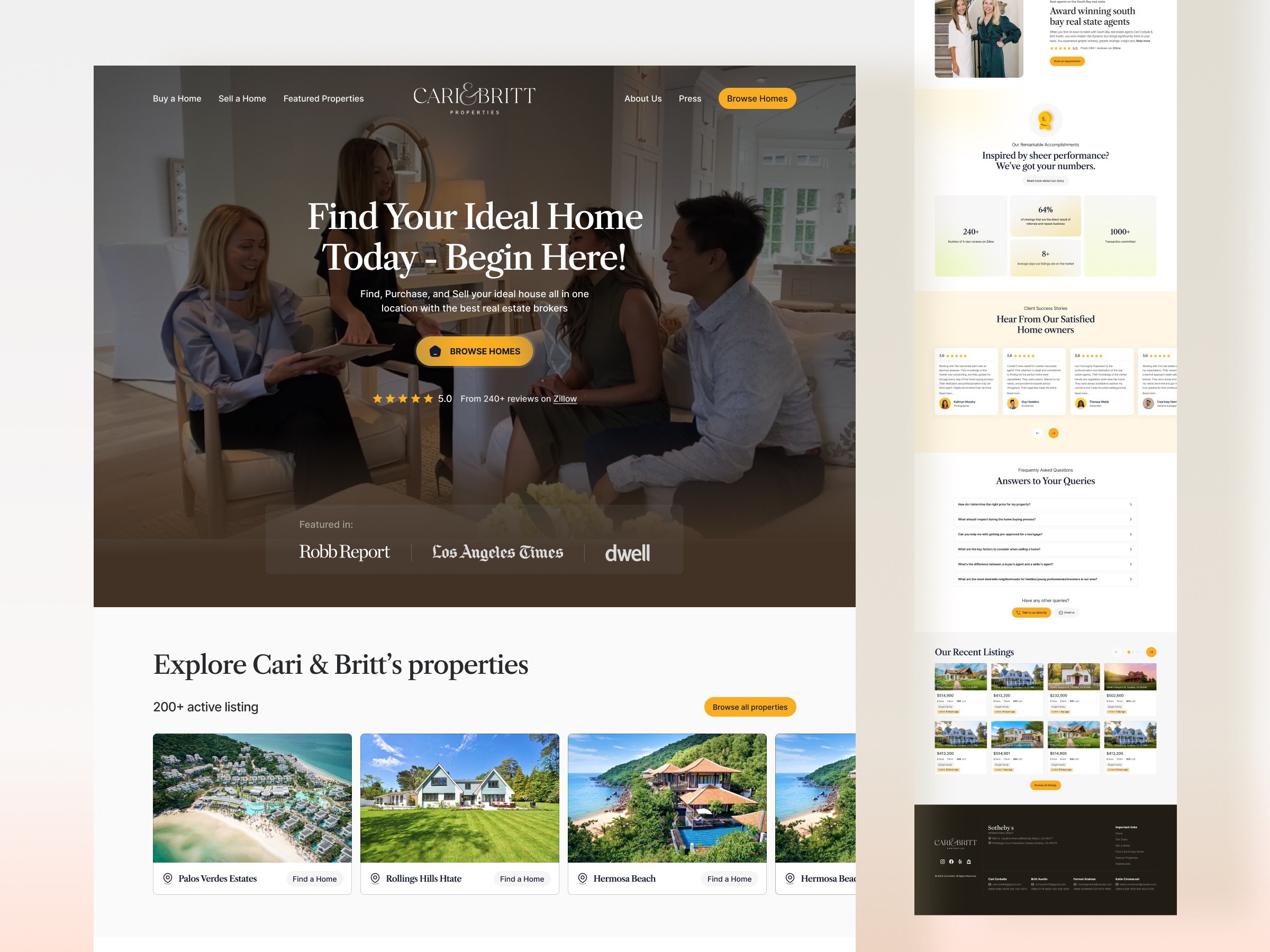 Example of Modern Website Design